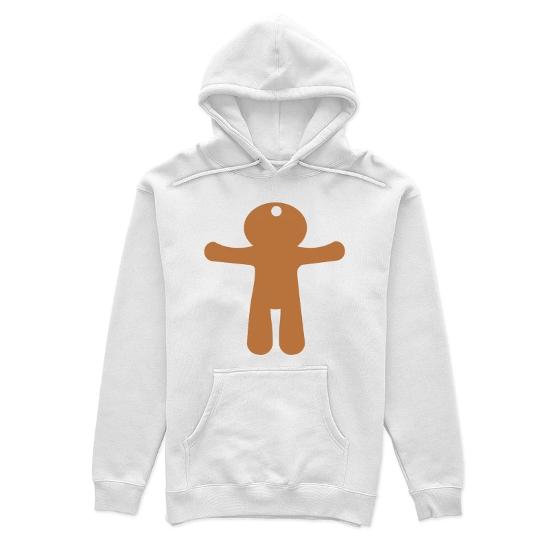 Silhouette de bonhomme en pain d'épice Femme Sweat à capuche