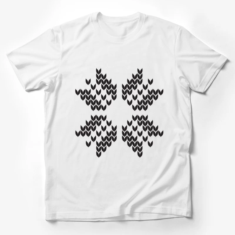Motif géométrique en forme de flèches Homme T-Shirt