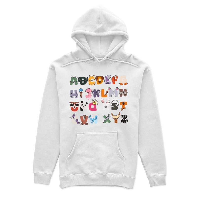 Tieralphabetbuchstaben Damen Pullover Hoodie