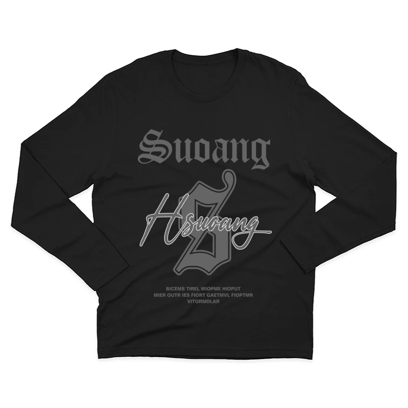  Herren Langarm T-Shirt