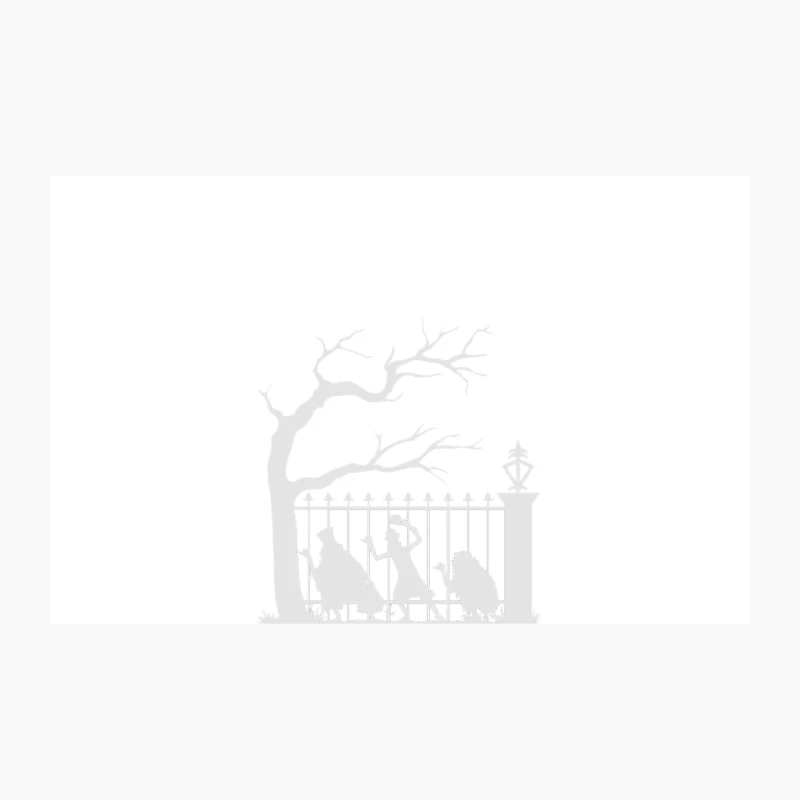 Grim Grinning Ghosts Come Out to Social Distance Travel Mug
