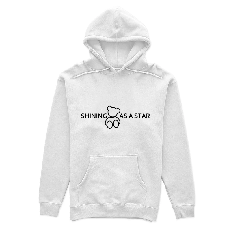 Niedliches Teddybär-Logo mit motivierendem Text Damen Pullover Hoodie