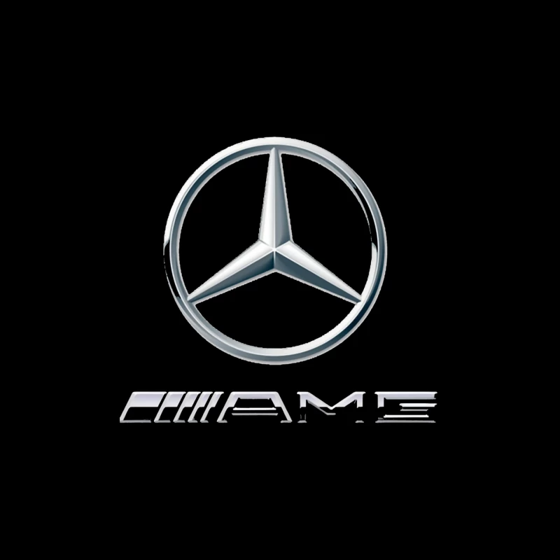 Mercedes-Benz AMG Logo - Premium German Automotive Brand Symbol Mouse Pad