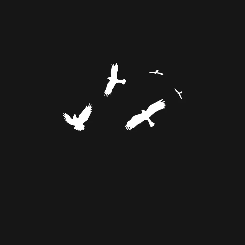 Rooks  Ravens T Gothic Birds Hitchcock Tee Desk Mat