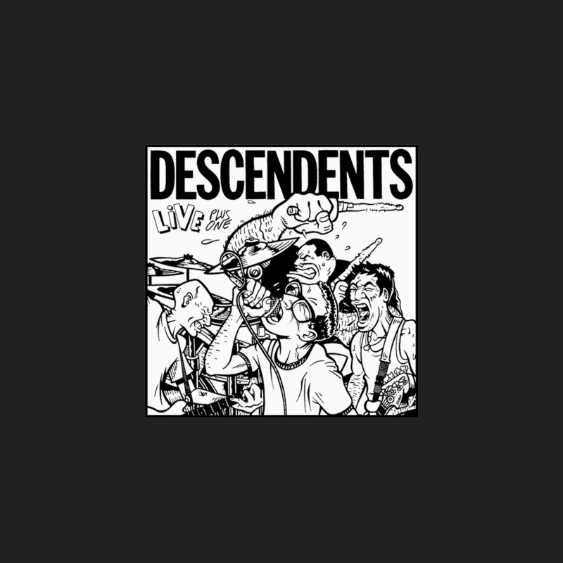 Punk Rock Live Album Cover: Descendants in Concert Bucket Hat
