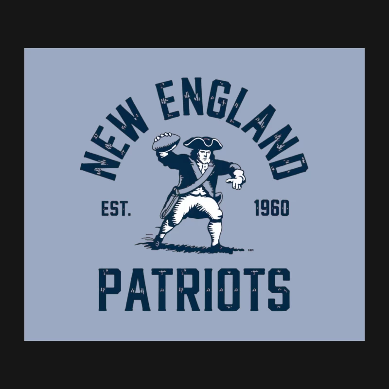 New England Patriots Vintage NFL Team Logo Since 1960 Mouse Pad