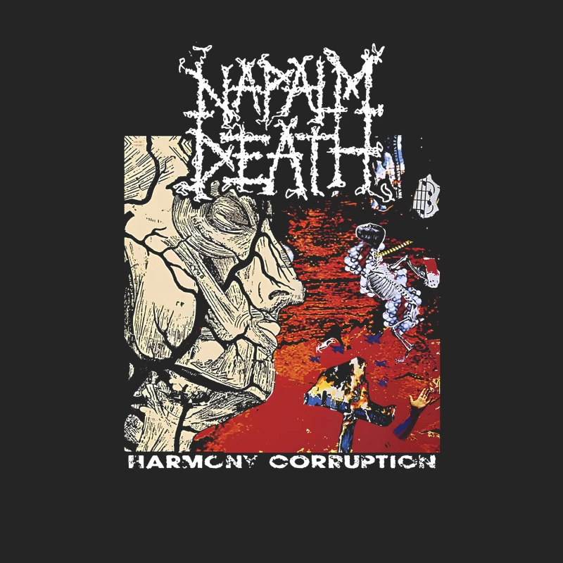 Napalm Death Harmony Coruption Male Pullover Sweatshirt