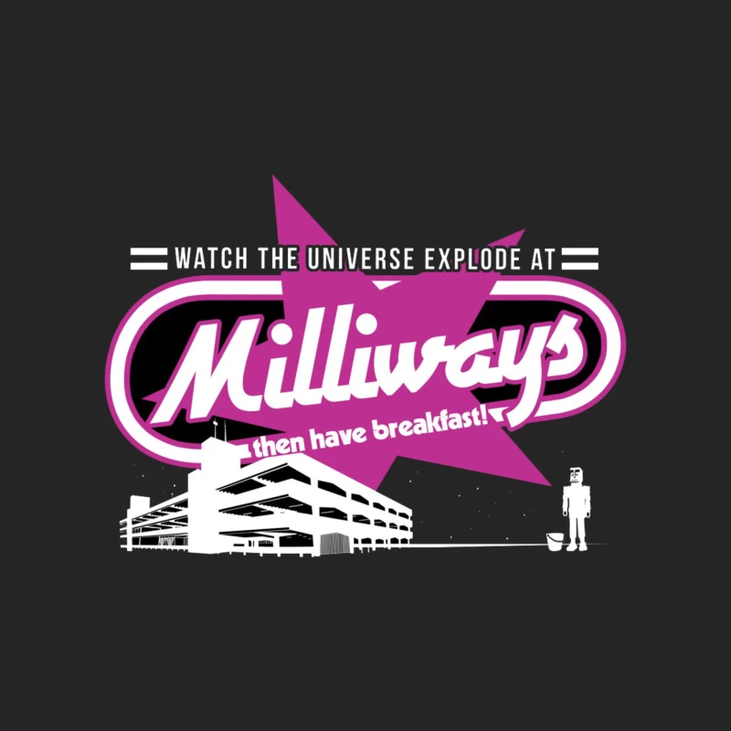 Milliways Restaurant 2 Male Pullover Sweatshirt