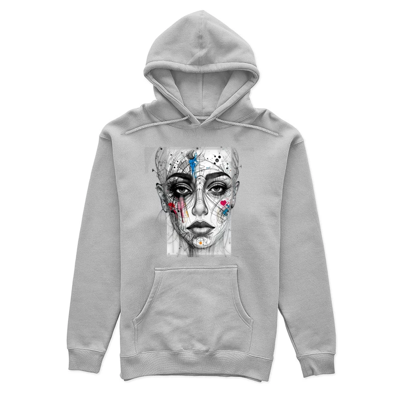 Abstract girl statue Female Pullover Hoodie