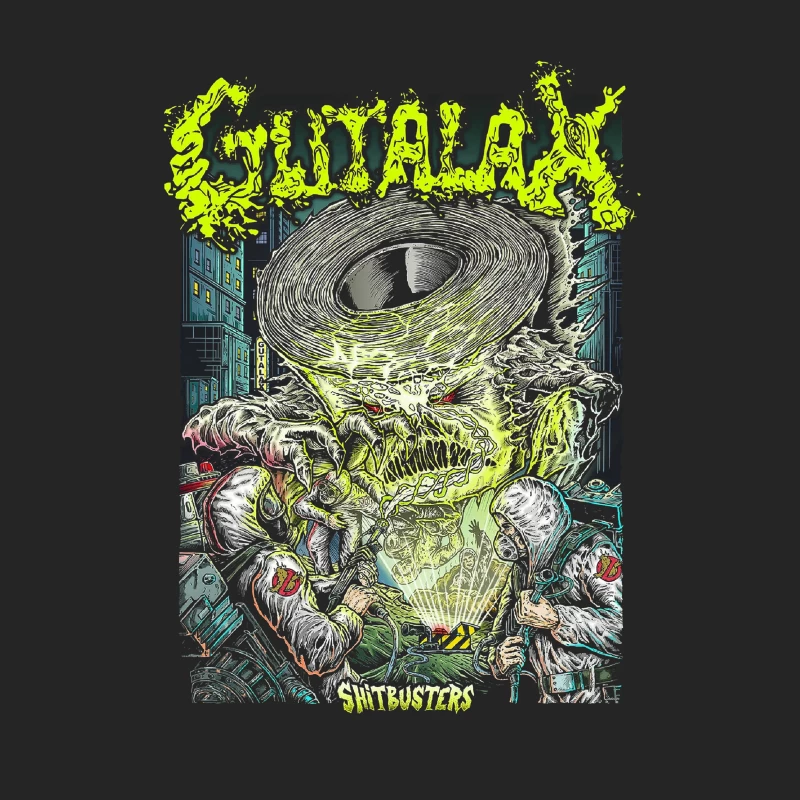 Gutalax Shitbusters Female Pullover Sweatshirt