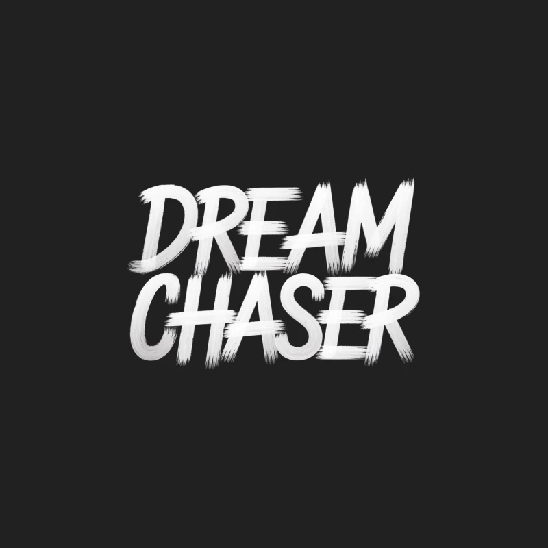 Inspiring Handwritten Dream Chaser Typography Bucket Hat