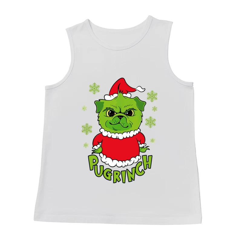 Pugrinch: Grumpy Holiday Cheer Male Tank Top