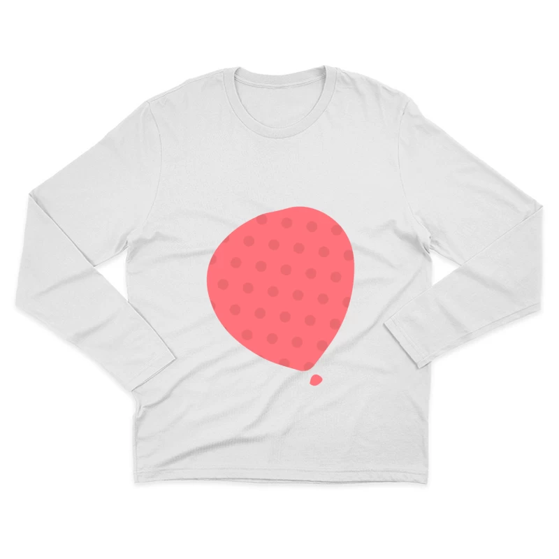 Ballon à pois rouges Homme Manches Longues T-Shirt