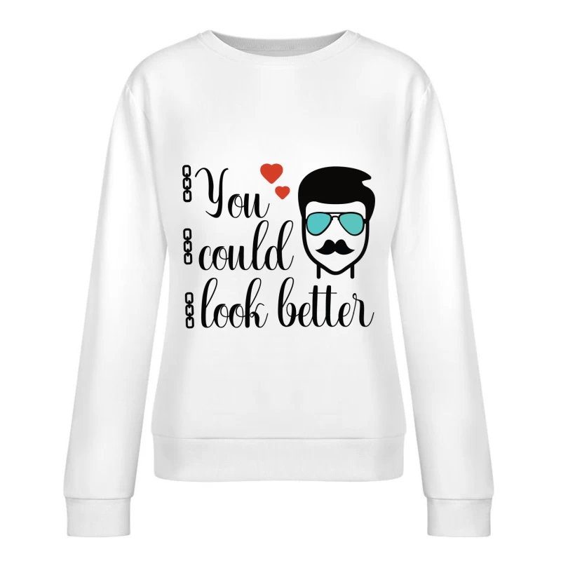 Design élégant de mode rétro Femme Sweat-shirt à enfiler