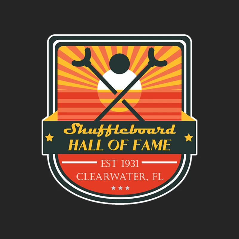 Shuffleboard Hall of Fame Female Pullover Sweatshirt